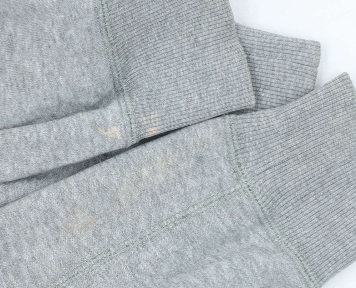 Converse Men's Grey Pullover Hoodie Small Graphic All Star Logo