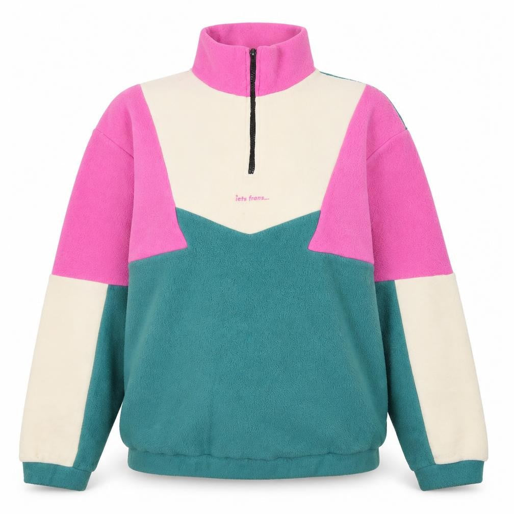 Urban Outfitters Womens Multicoloured Fleece 1/4 Zip Sweatshirt M