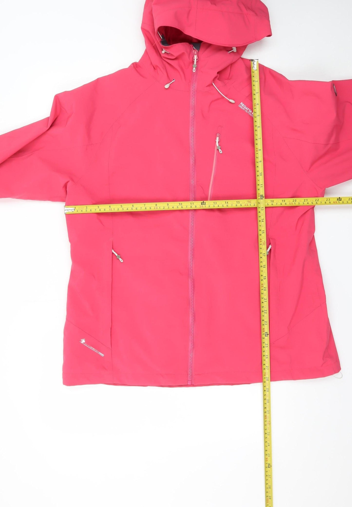Regatta Great Outdoors Women's Pink Hooded Waterproof Jacket UK 18
