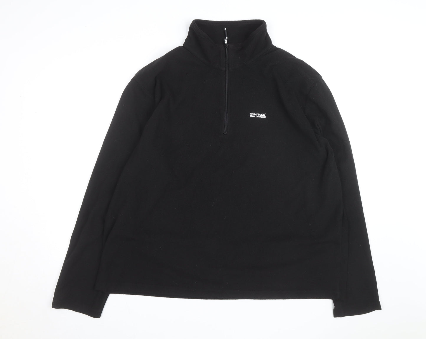 Regatta Men's Black 3XL Fleece 1/4 Zip Outdoor Sweatshirt