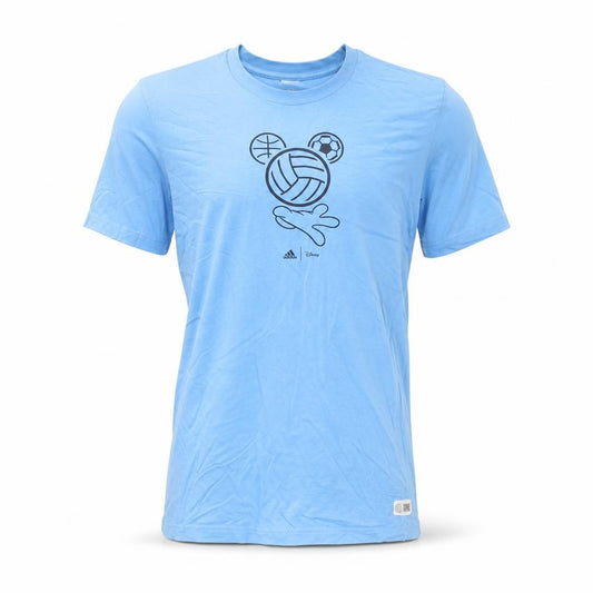 Adidas Disney Blue Men’s Short Sleeve Cotton T-Shirt Size S