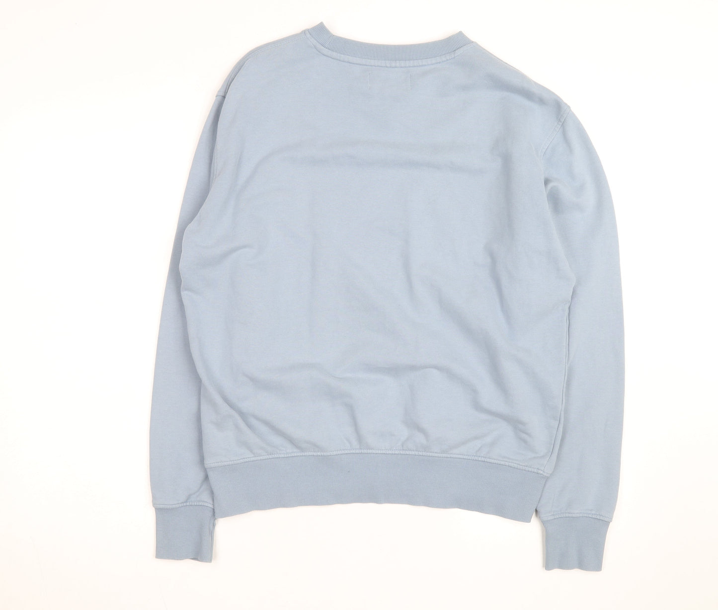 Marks and Spencer Men's Blue Shark Graphic Pullover Sweatshirt Medium