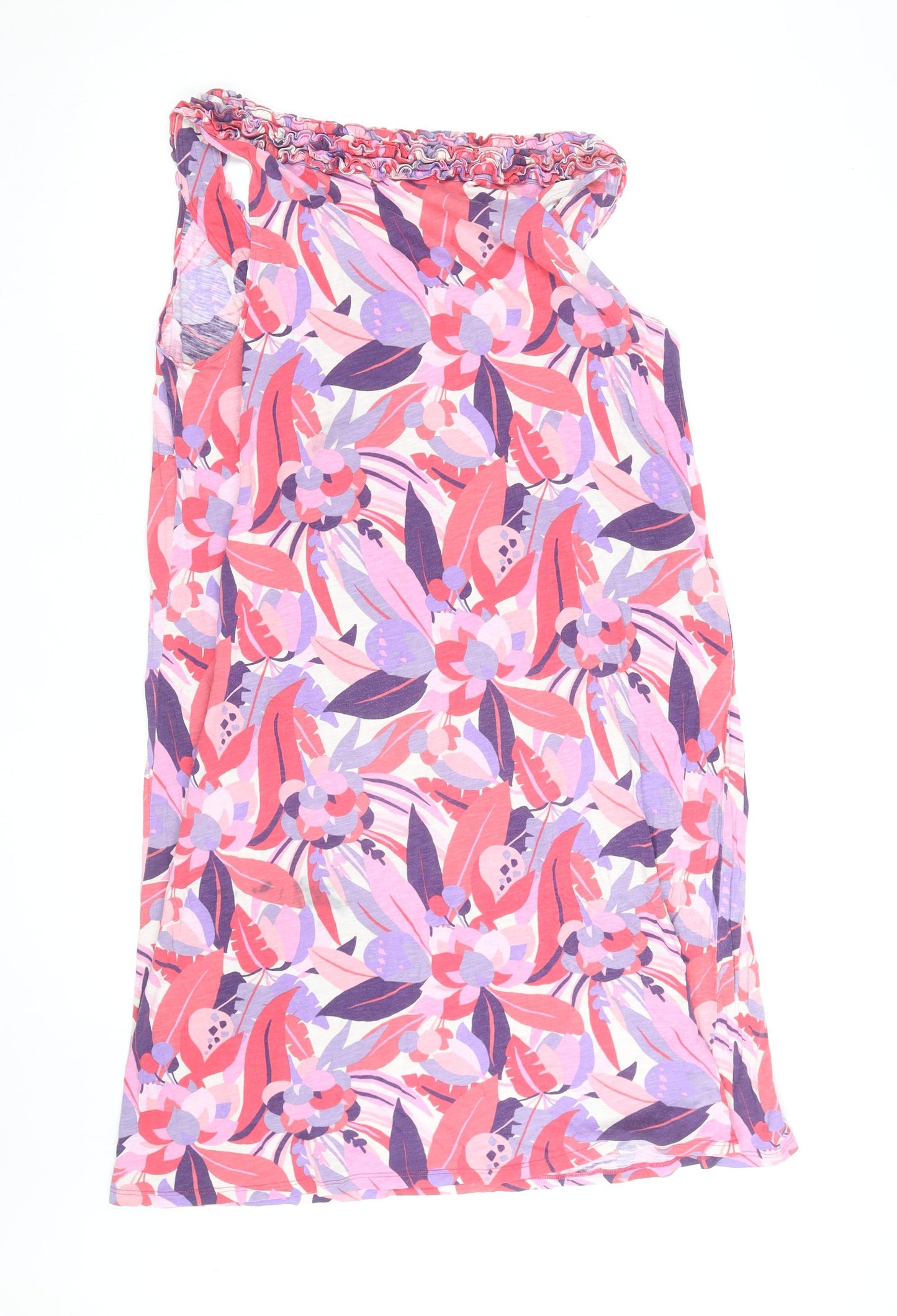 Bardot Women's Multicoloured Floral Ruffle Shift Dress L