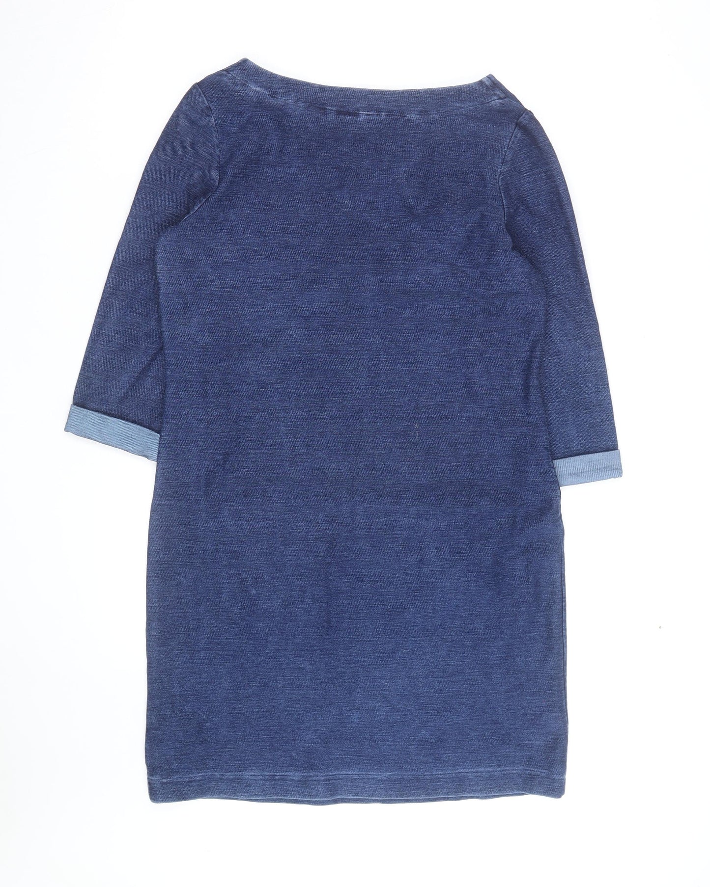 White Stuff Women's Blue Knee Length Shift Dress Size 12