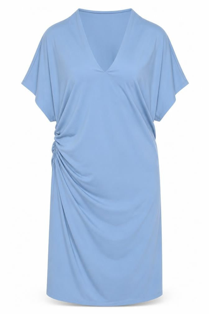 Marks & Spencer Women Blue Size 22 Kaftan Dress