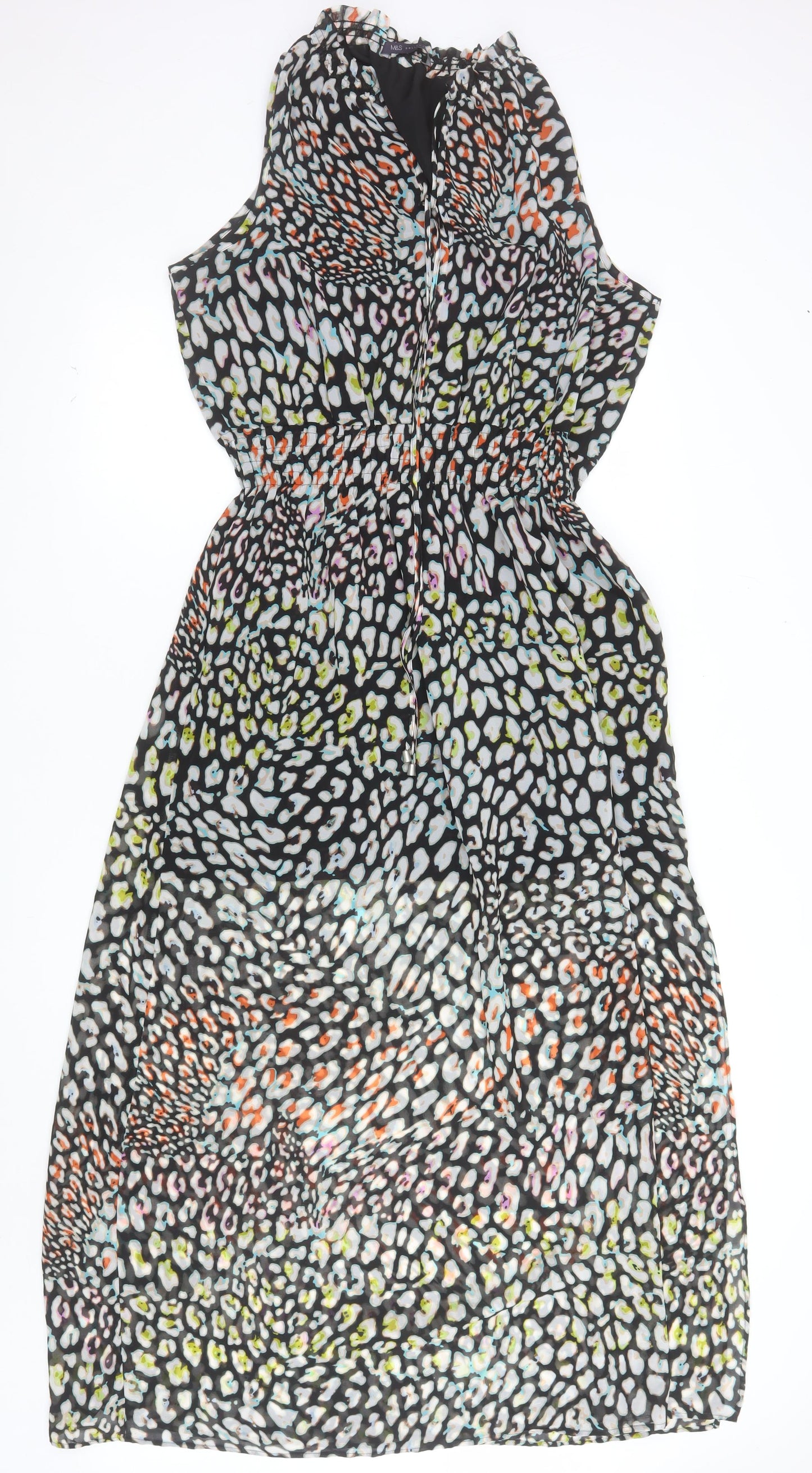 Marks and Spencer Women’s Multicoloured Strapless Bodycon Dress Size 16