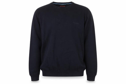 Pierre Cardin Men’s Blue 2XL Cotton Crew Neck Pullover Jumper