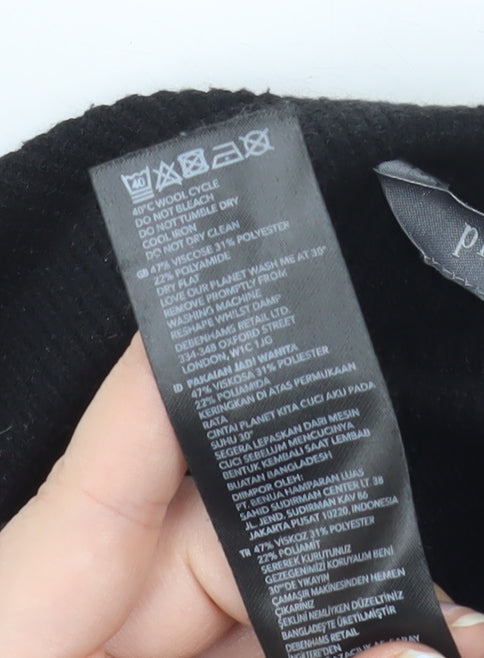 Principles Women's Black A-Line Knit Midi Skirt Size 16