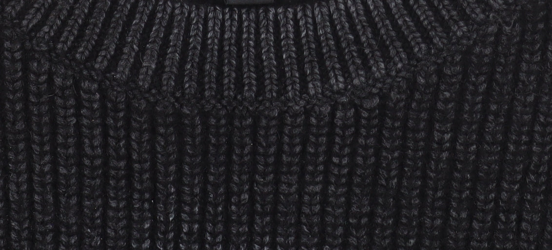 COS Women's Black Wool Chunky Knit Relaxed Jumper Size 10