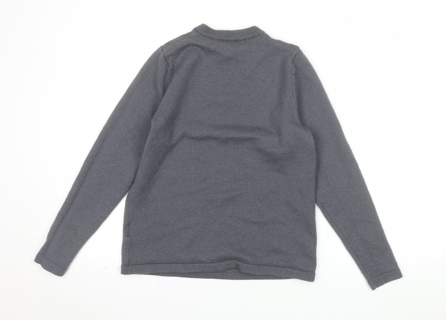 Perfect Moment Women Grey Merino Wool Pullover Jumper M