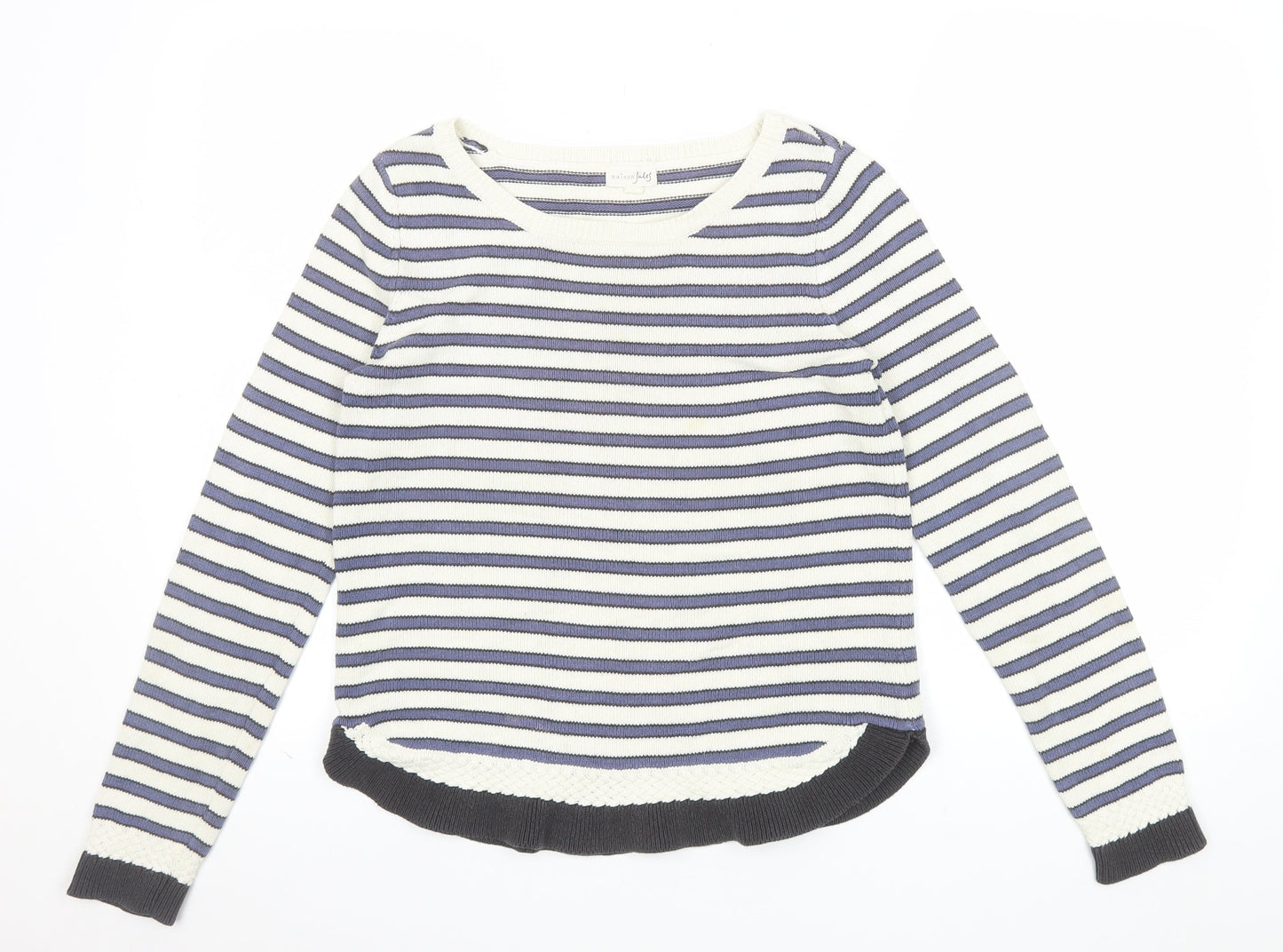 Maison Jules Women's Multicoloured Striped Knit Jumper M
