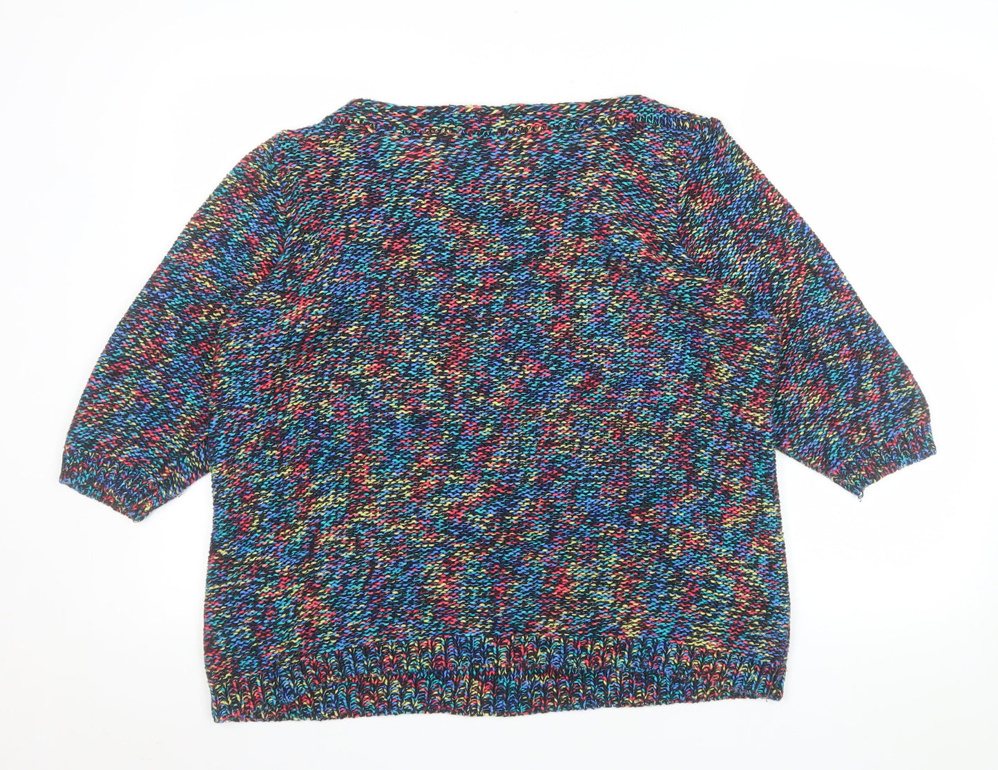 Marks and Spencer Per Una Women’s Multicoloured Chunky Knit Jumper Size 22