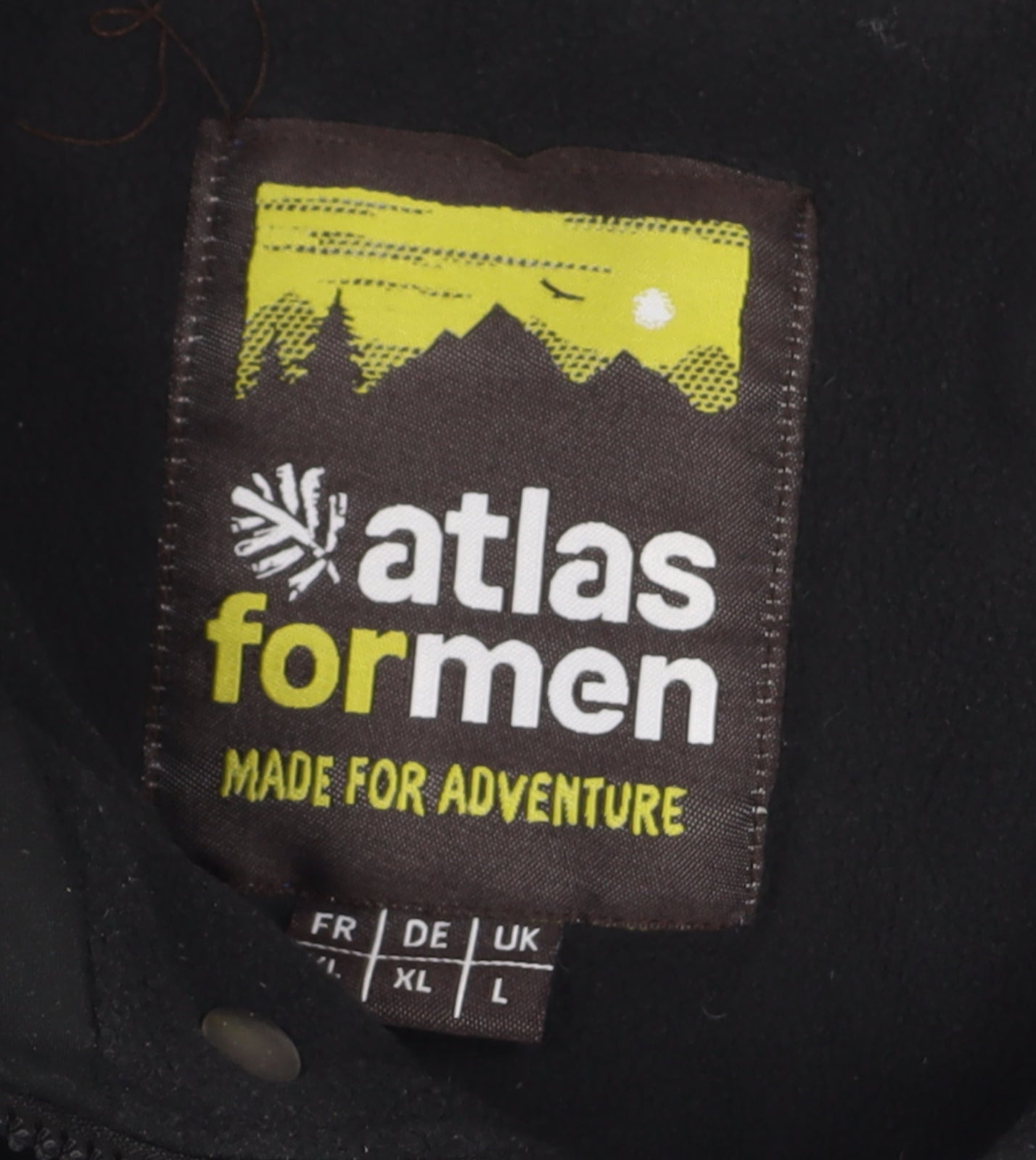 Atlas For Men Blue Black Waterproof Winter Parka Jacket Men's L