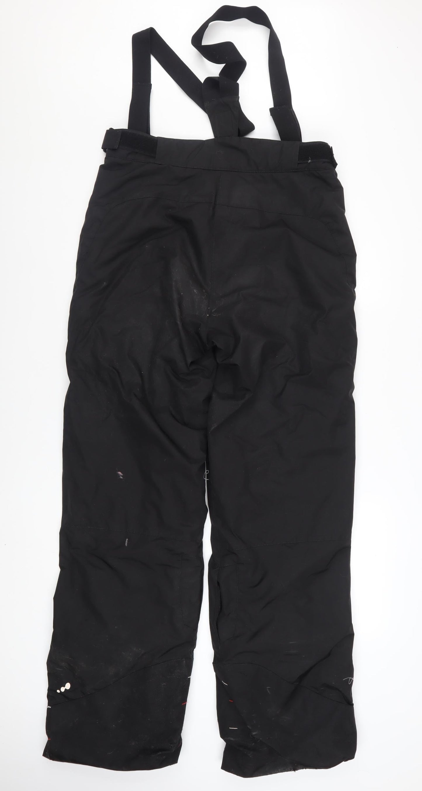 Wedze Men's Black Snow Pants Size M Insulated Ski Trousers