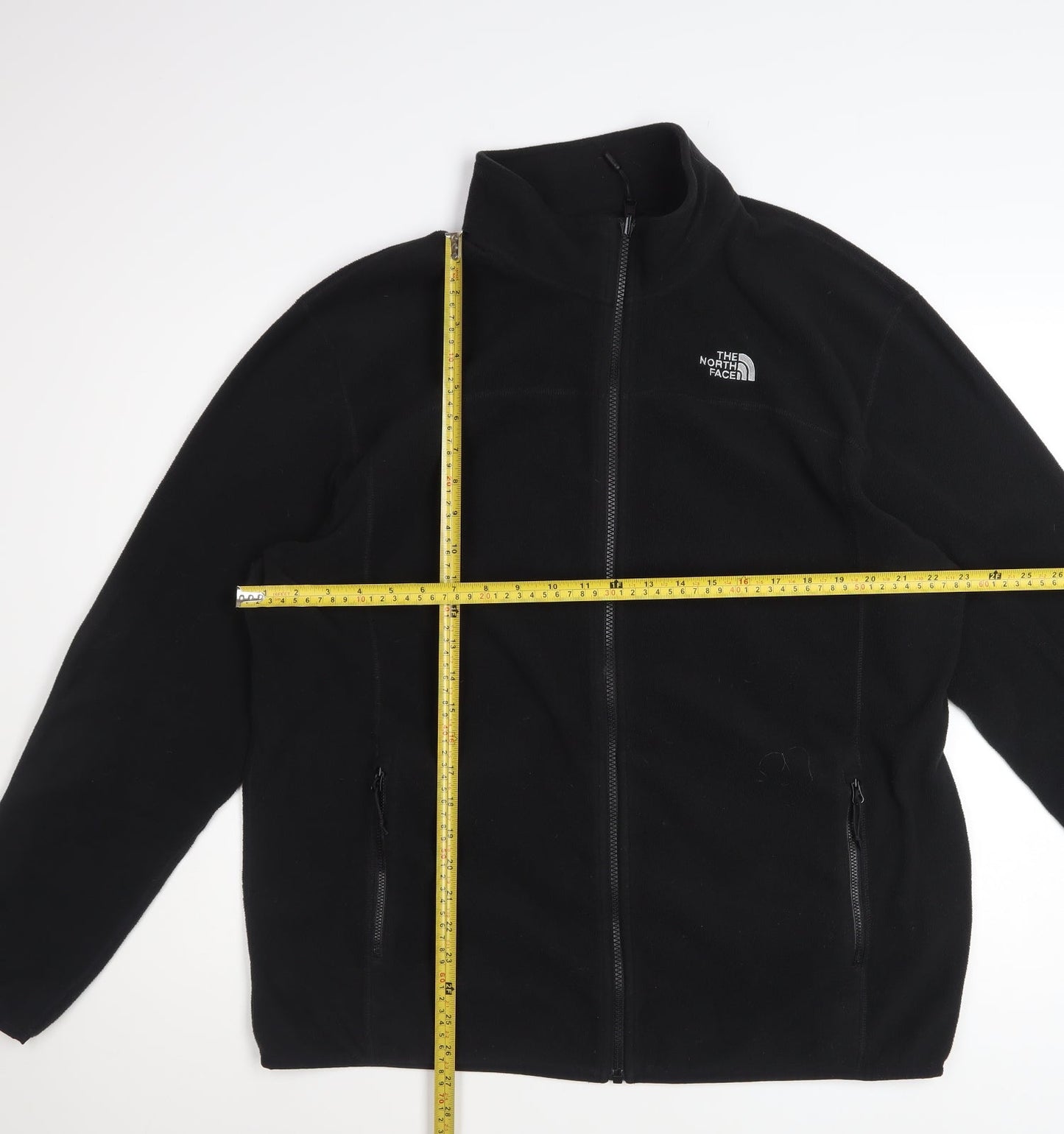 The North Face Men's Black XL Fleece Full Zip Outdoor Jacket