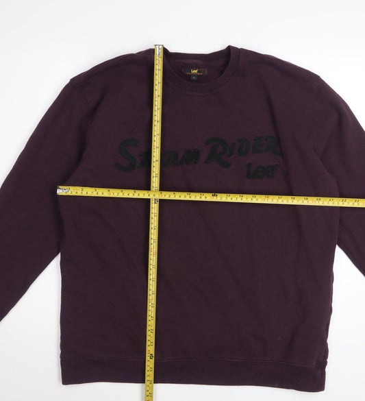 Lee Men’s Purple Storm Rider Pullover Sweatshirt XL