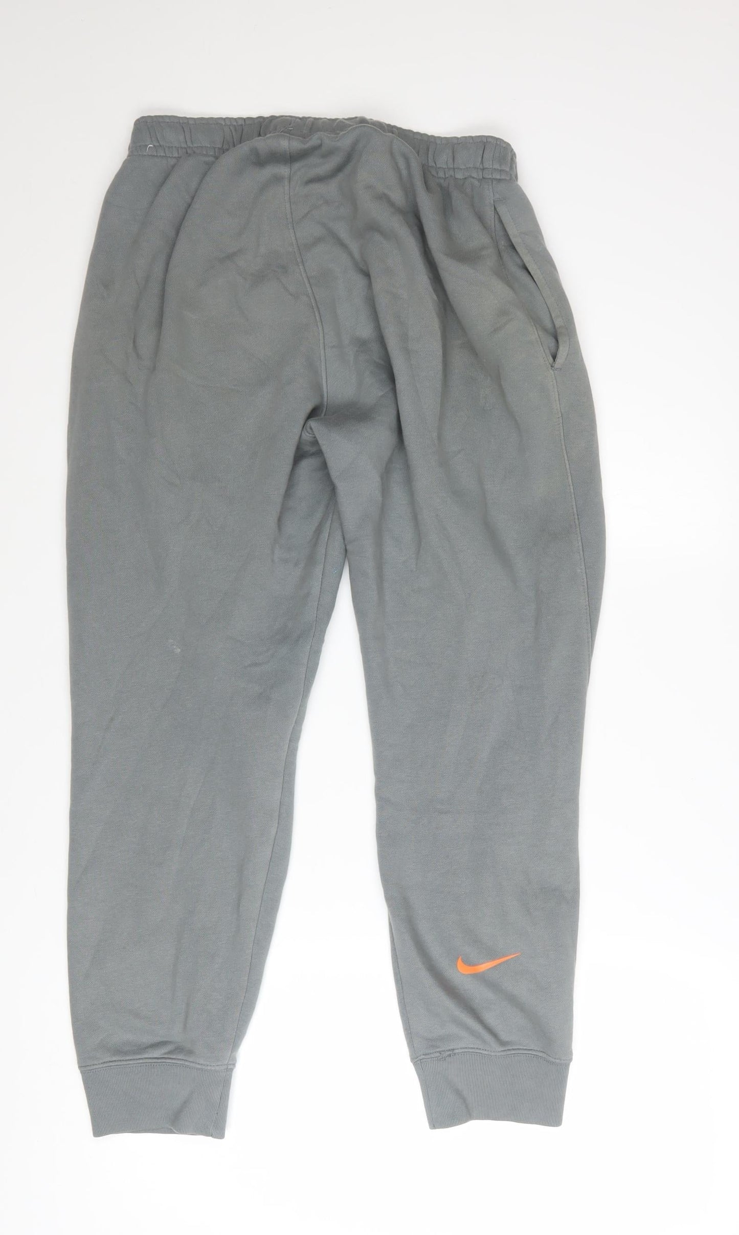 Nike Men's Grey Jogger Sweatpants Size S Elastic Waist Comfort Fit