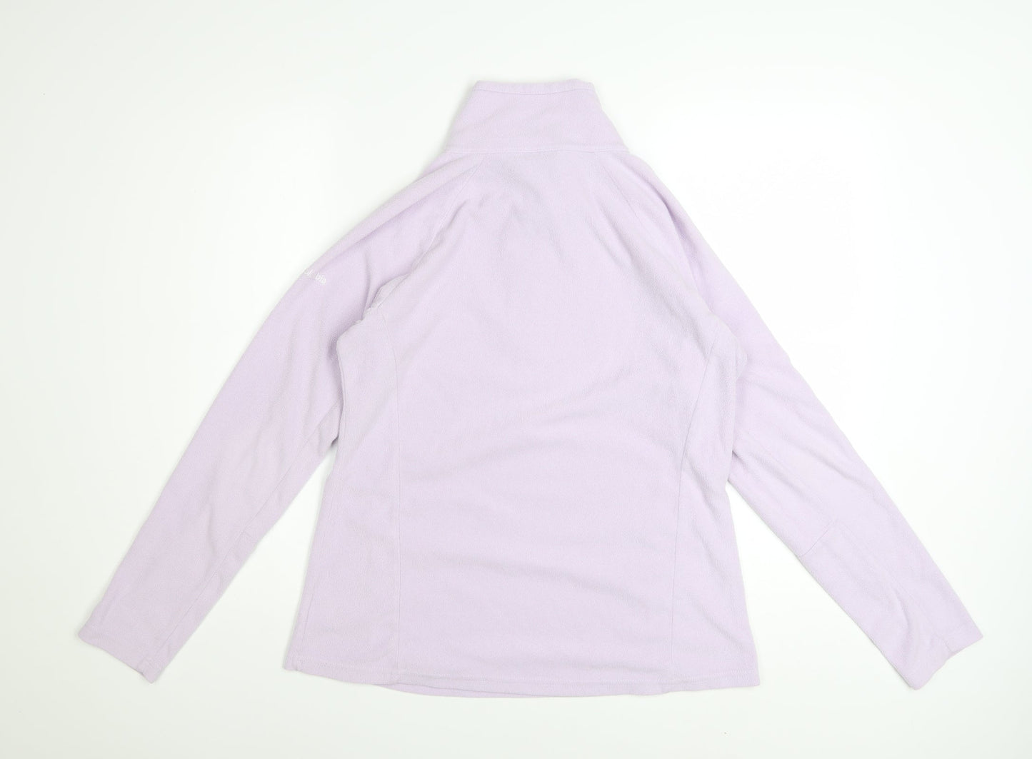 Columbia Women Lilac 1/2 Zip Fleece Sweatshirt M