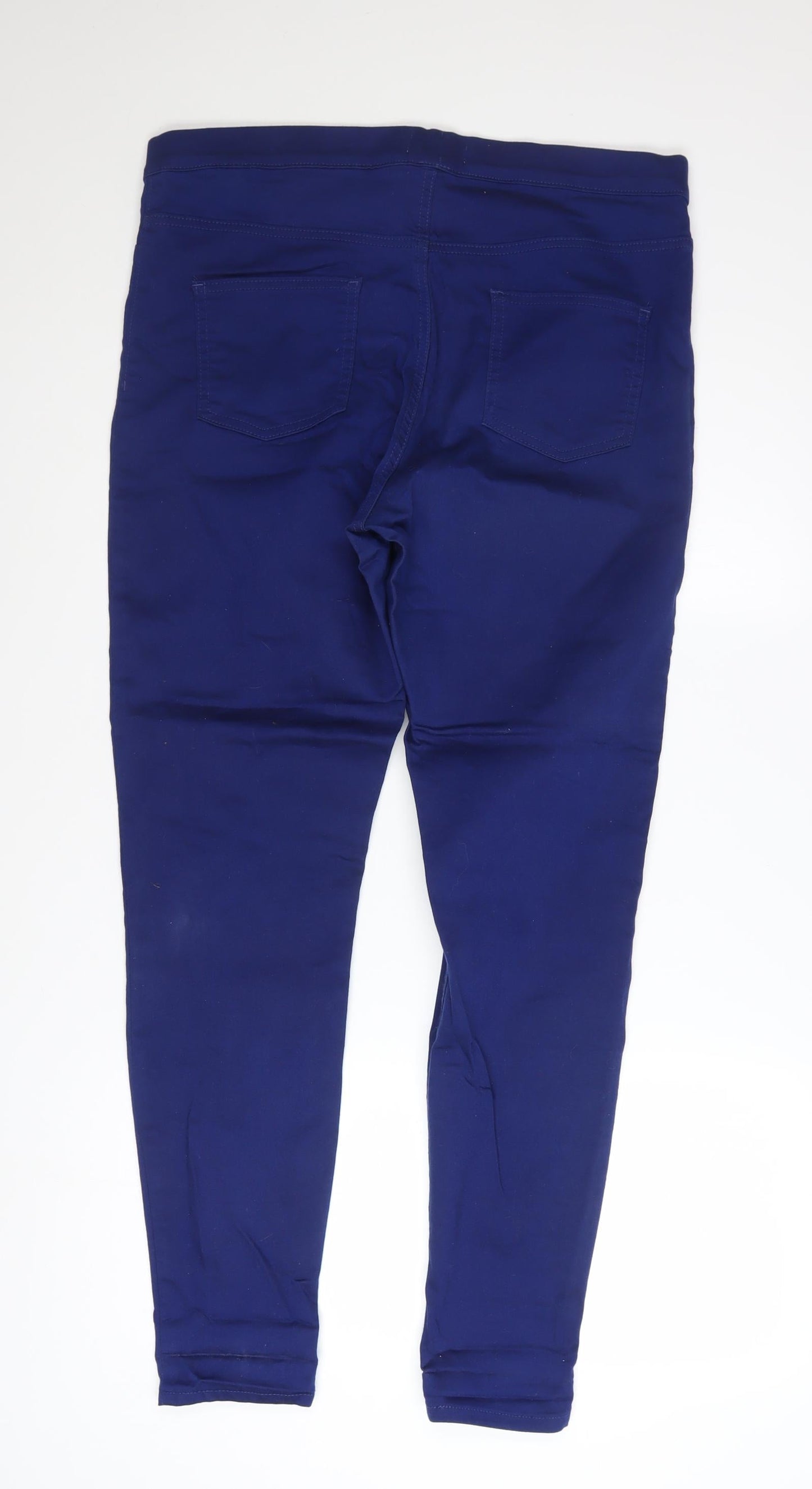 Marks and Spencer Womens Blue Jegging Jeans Size 16 Long Stretch Denim