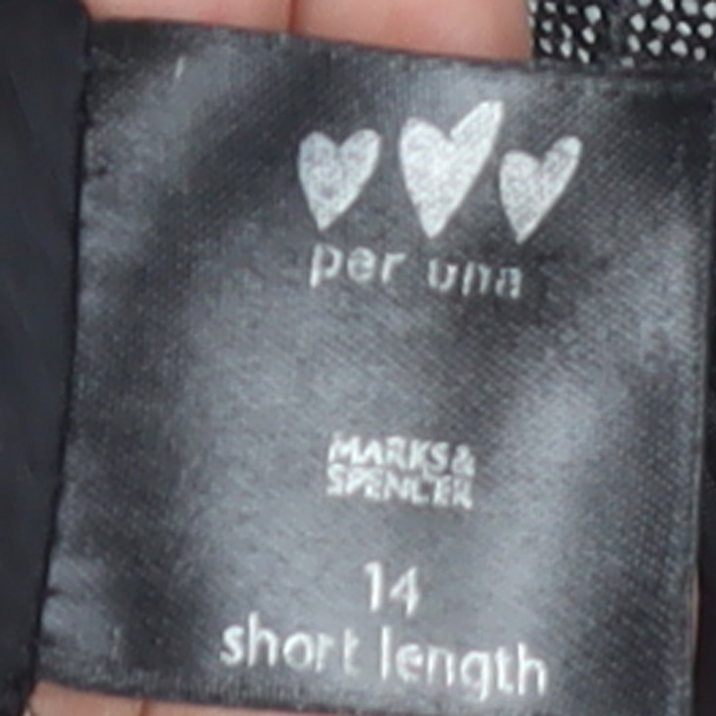 Marks & Spencer Per Una Women’s Grey Wool Blend Trumpet Skirt Size 14