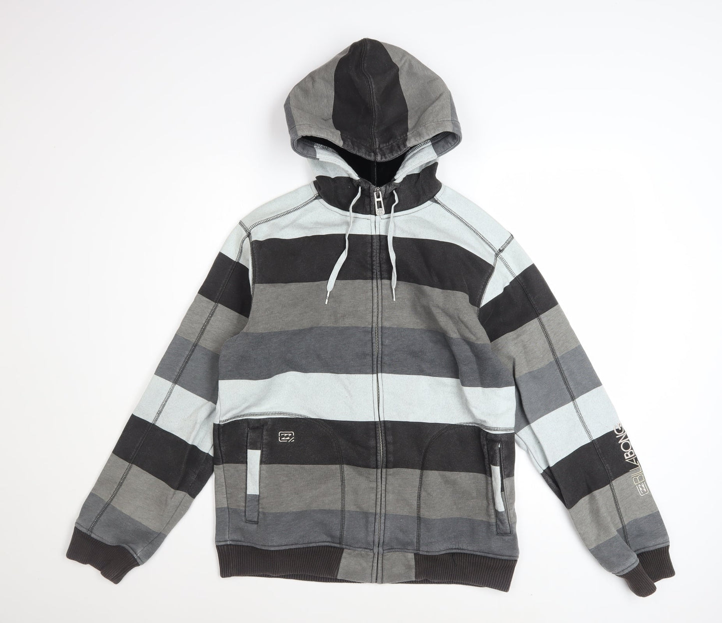 Billabong Men's Multicoloured Full Zip Hoodie Size M