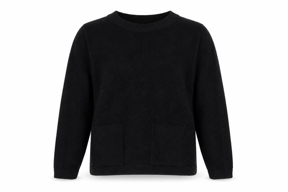 & Other Stories Women Black Wool Knit Jumper M