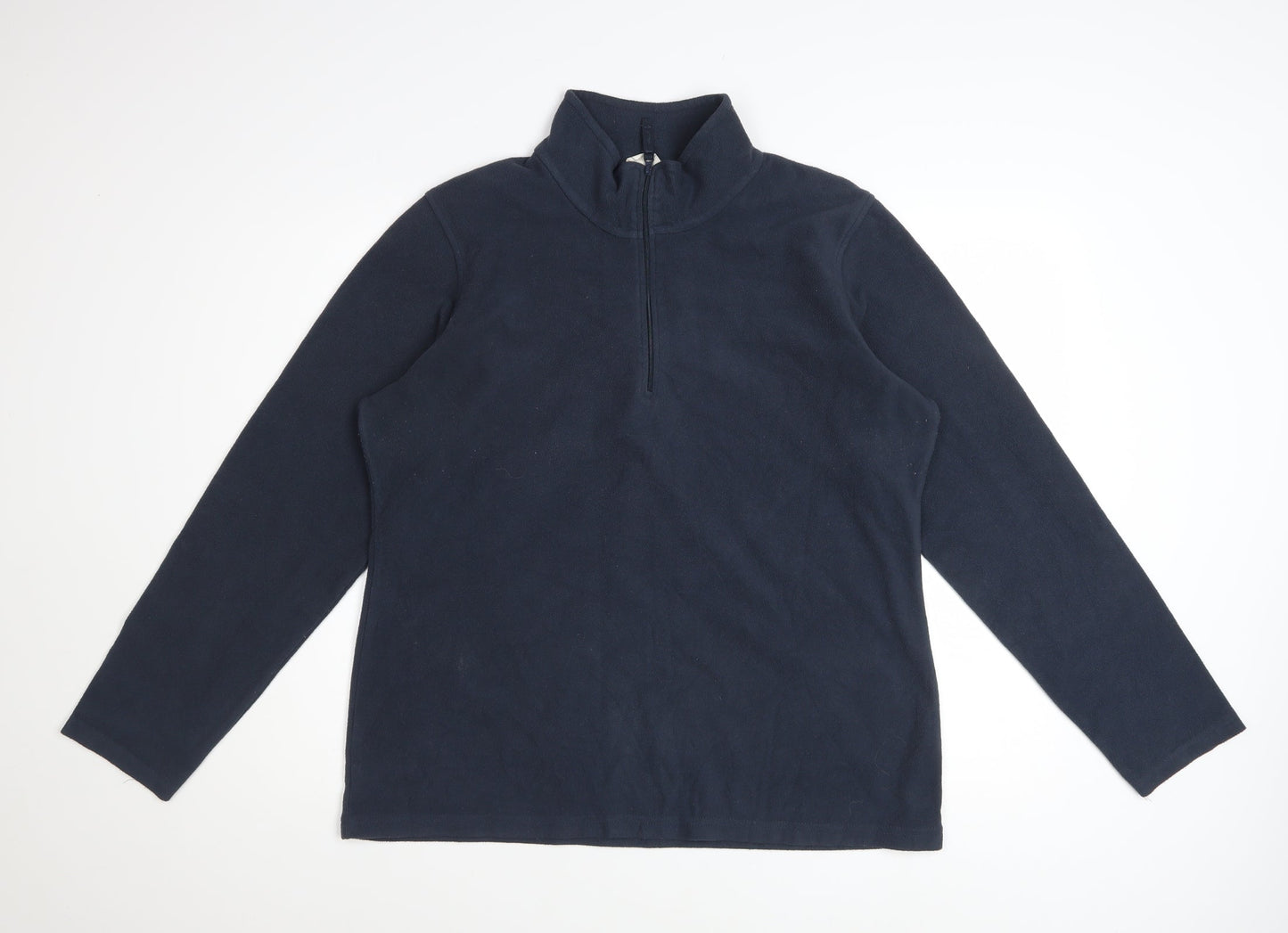 Mountain Warehouse Unisex Blue Fleece L Pullover Sweatshirt