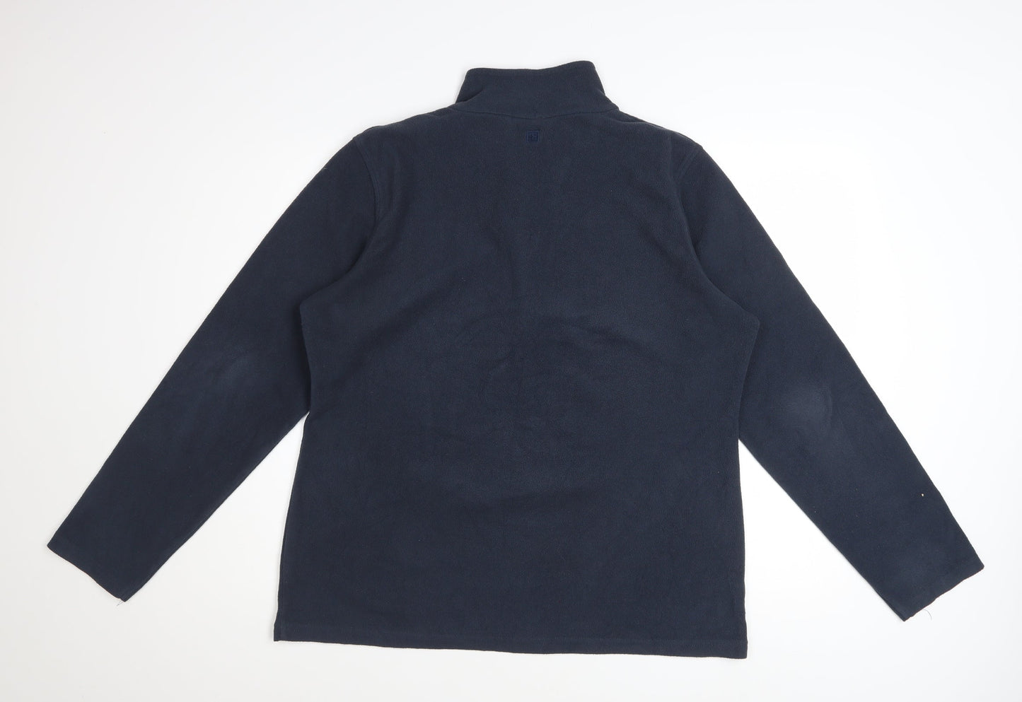Mountain Warehouse Unisex Blue Fleece L Pullover Sweatshirt