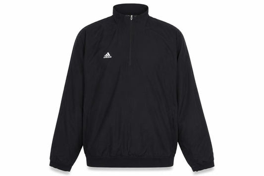 Adidas Men's Black 2XL Basic 1/4 Zip Sports Jacket