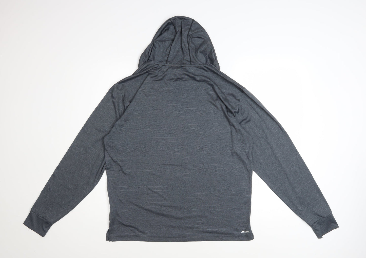 New Balance Men's Grey Pullover Athletic Hoodie S
