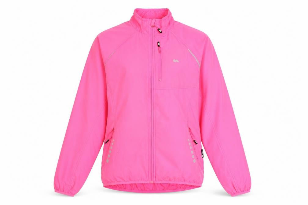Trespass Womens Pink Windbreaker Jacket M Reflective Lightweight Outdoor