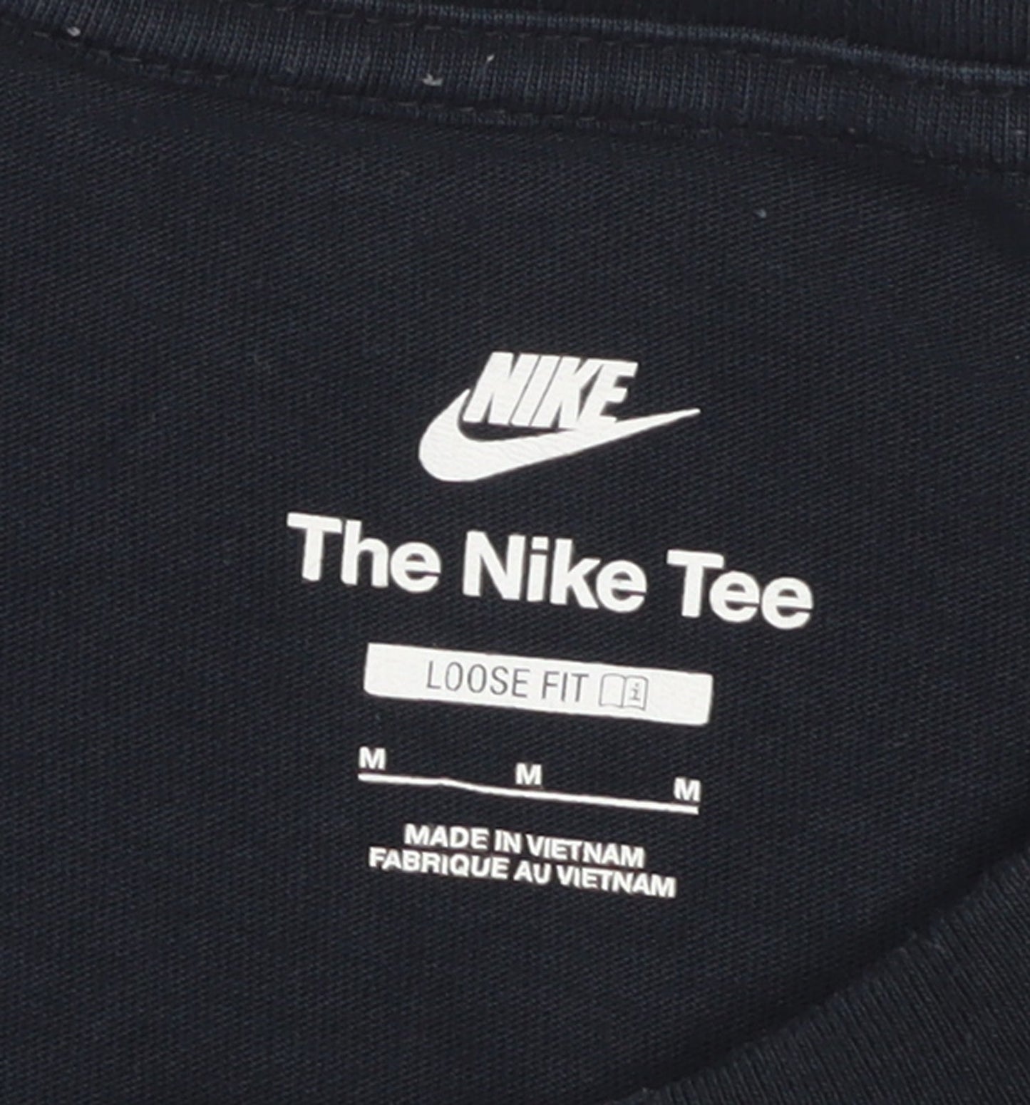 Nike Men's Black Loose Fit Graphic Pocket T-Shirt Size M