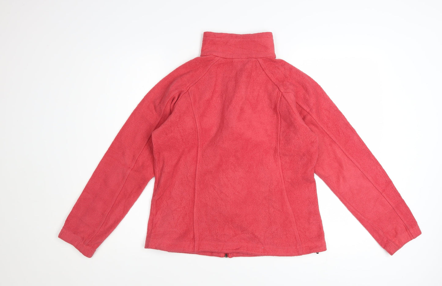 Columbia Girls Pink Fleece Full Zip Basic Jacket Size M