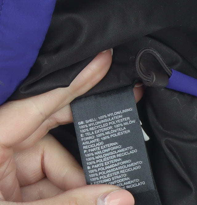 The North Face Womens Purple Waterproof Insulated Hooded Parka Jacket S
