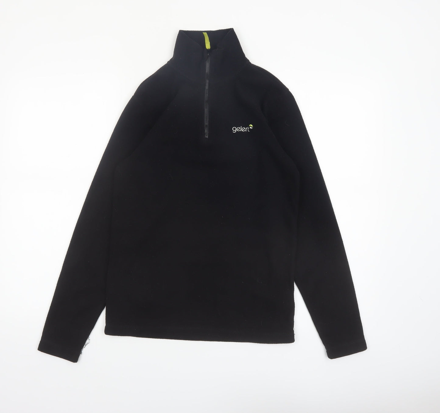 Gelert Boys Black Fleece 1/2 Zip Sweatshirt Size 13 Years 158cm