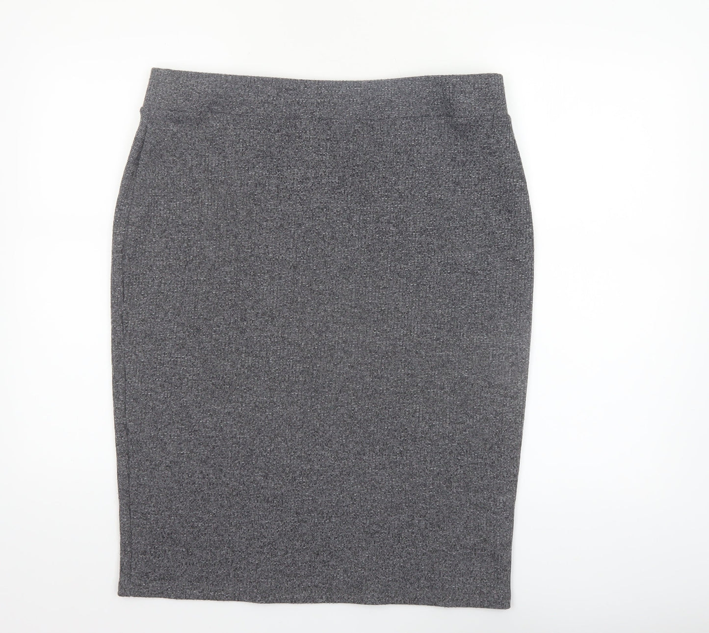 Next Women Grey Size 18 Pencil Knit Skirt
