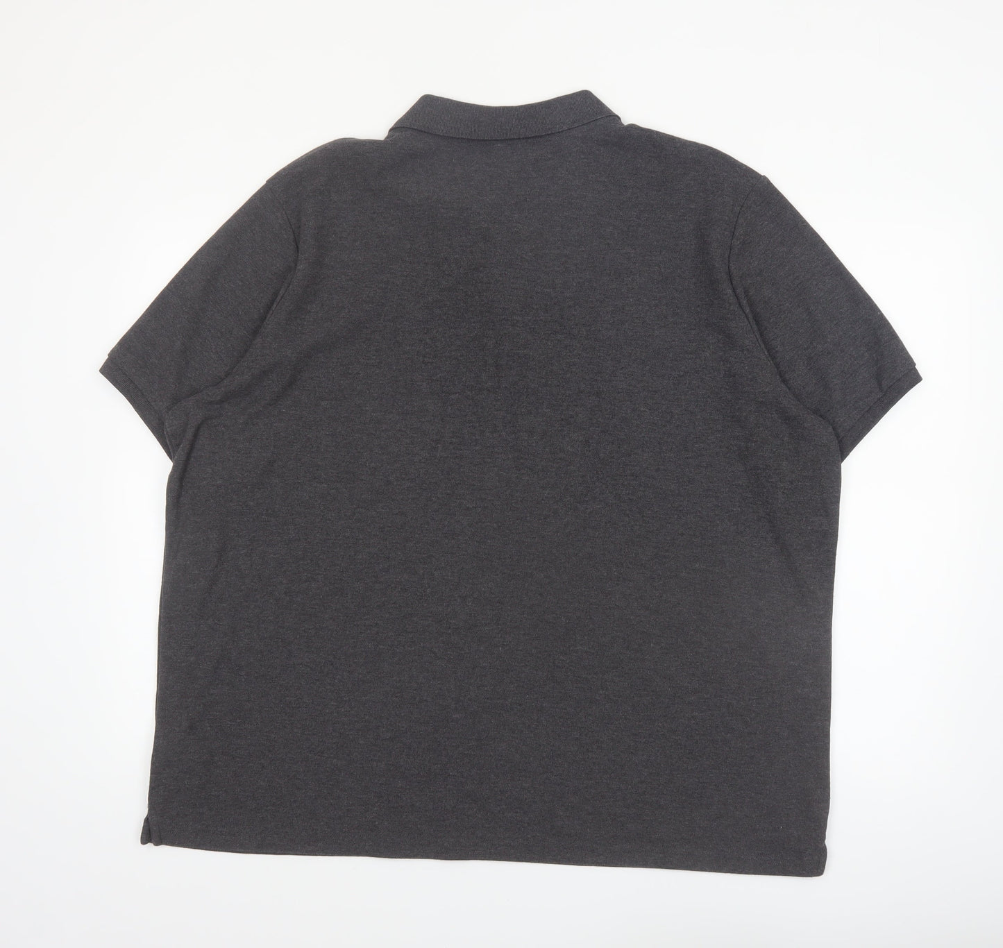 Slazenger Men's Grey 4XL Regular Fit Polo Shirt