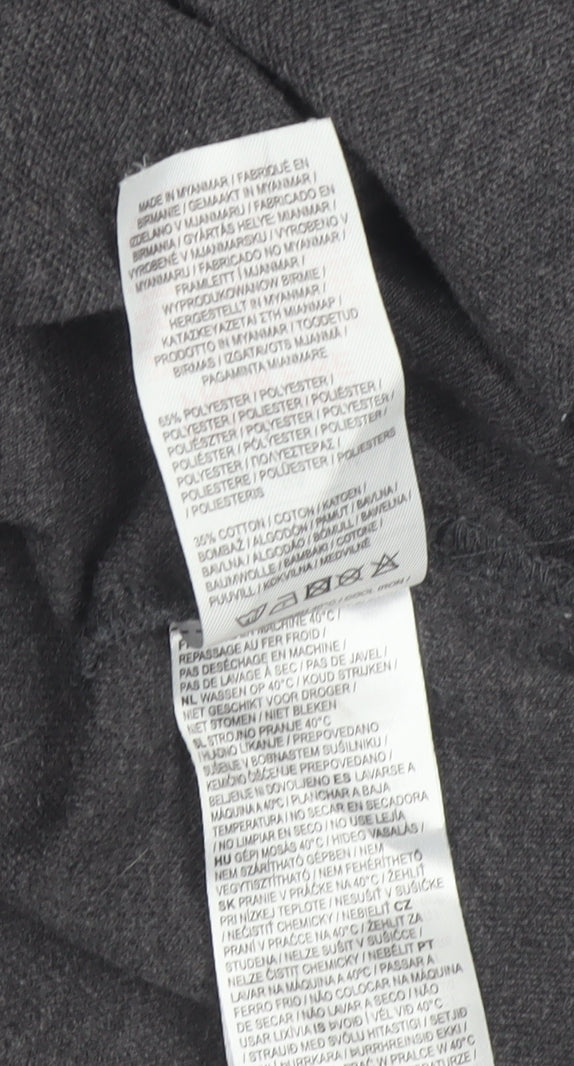 Slazenger Men's Grey 4XL Regular Fit Polo Shirt