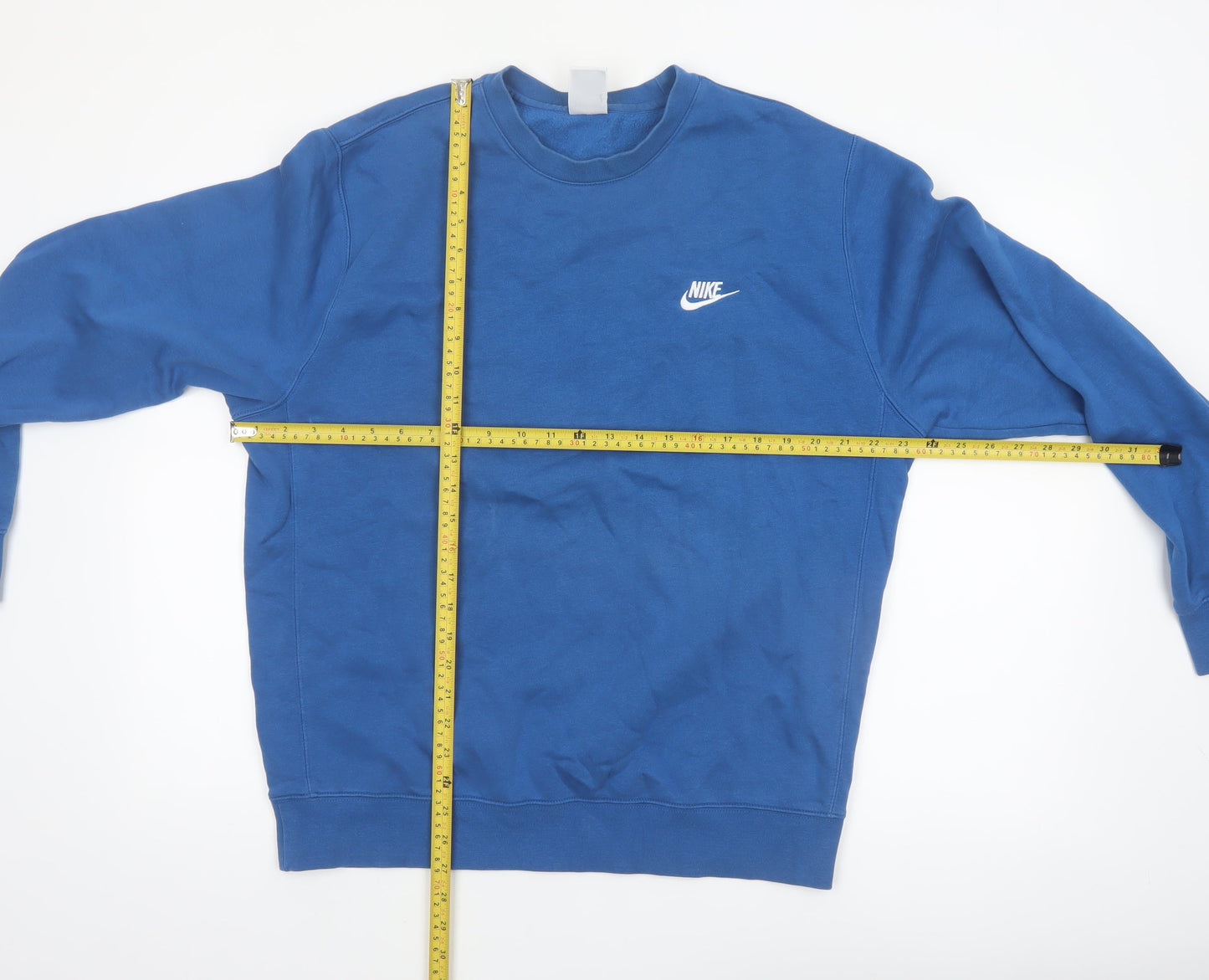 Nike Men's Blue Crew Neck Pullover Sweatshirt Size L