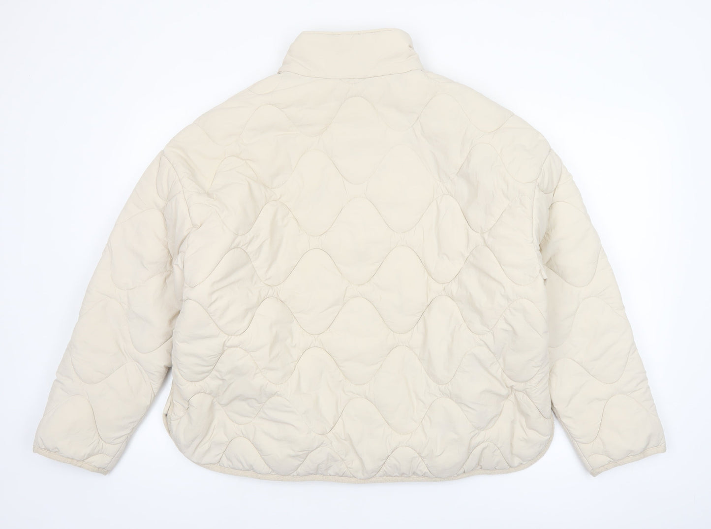 Marks and Spencer Goodmove Beige Quilted Lightweight Women's Jacket Size 16