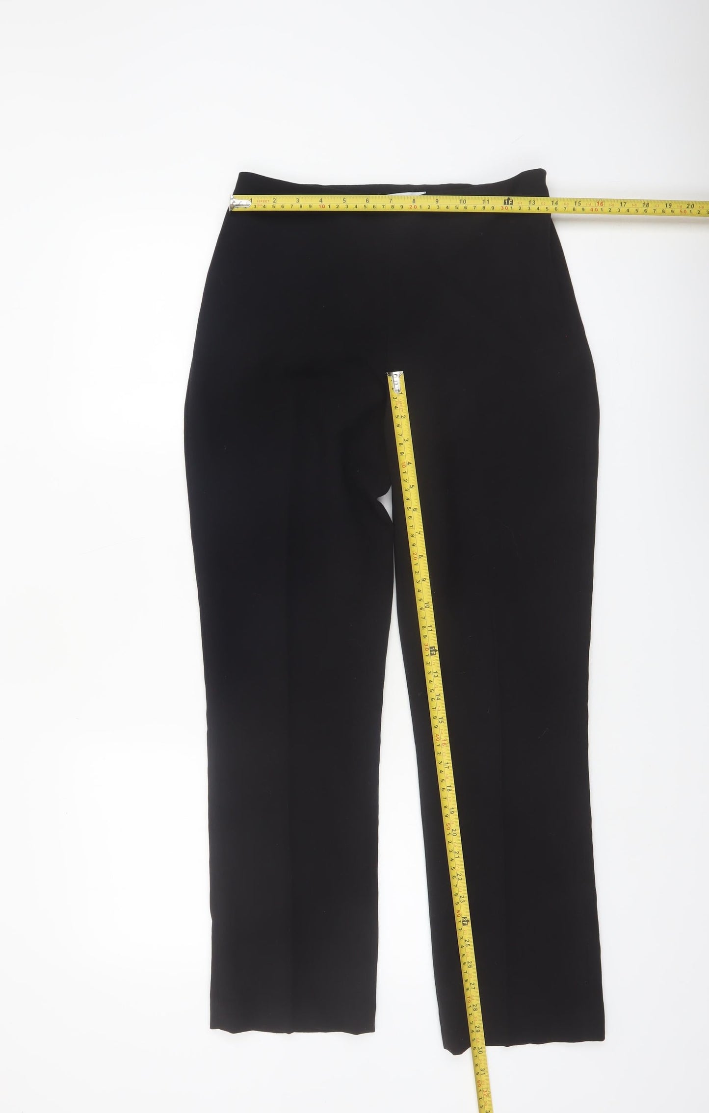 Debenhams Petite Collection Black Slim Fit Dress Pants Womens UK 8
