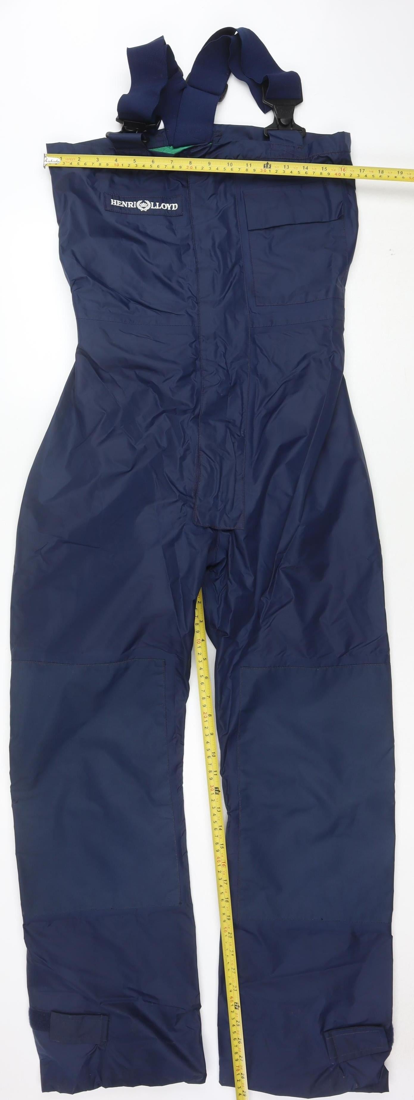 Henri Lloyd Men's Blue Waterproof Insulated Snow Pants XS