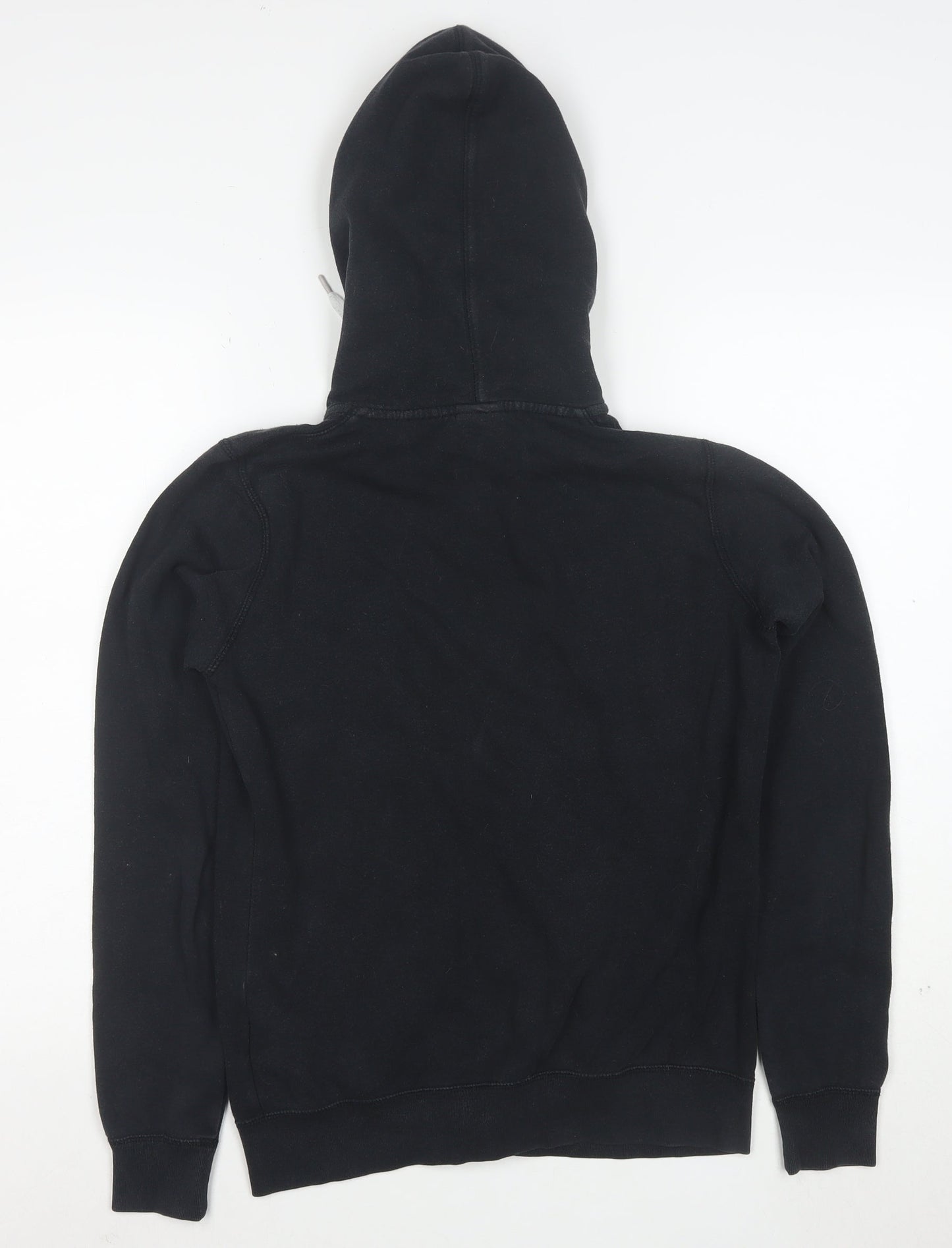 Nike Women’s Black Full Zip Hoodie Size S Relaxed Fit Cotton Blend
