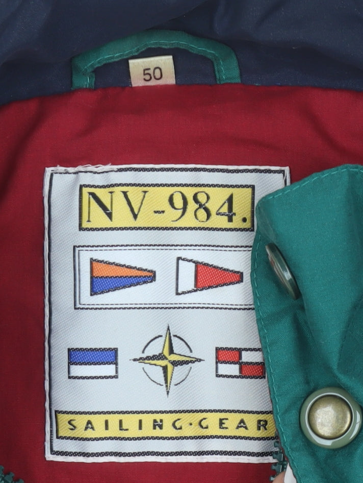 NV-984 Sailing Gear Green Men's Medium Windbreaker Jacket
