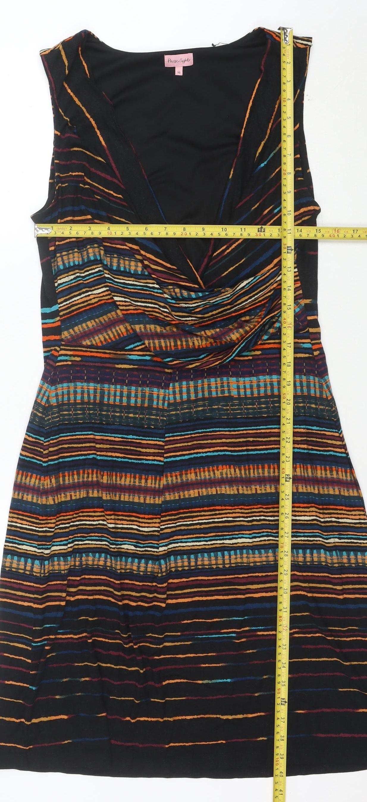 Fearne Cotton Women's Multicoloured Size 16 Bodycon Dress