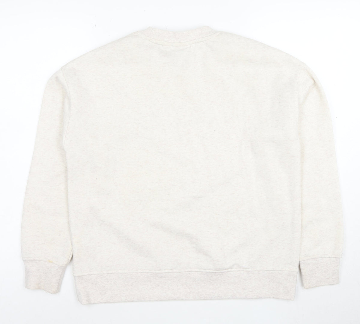 Back view of Disney Women Beige XS Winnie the Pooh Crew Neck Sweatshirt