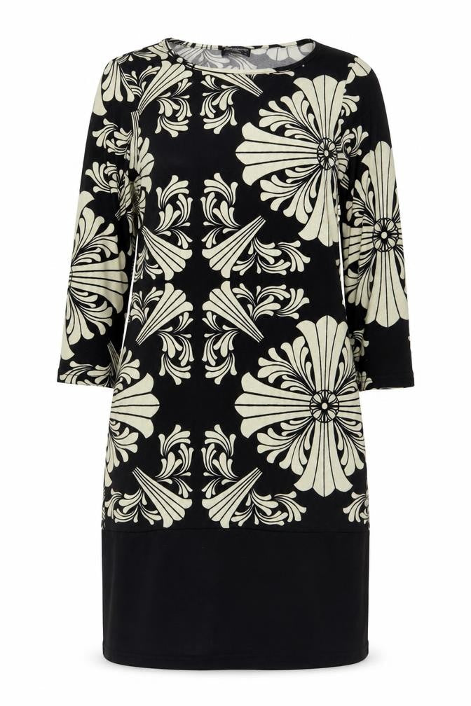 Nadine Merabi London Women's Black M/L Shift Jersey Dress