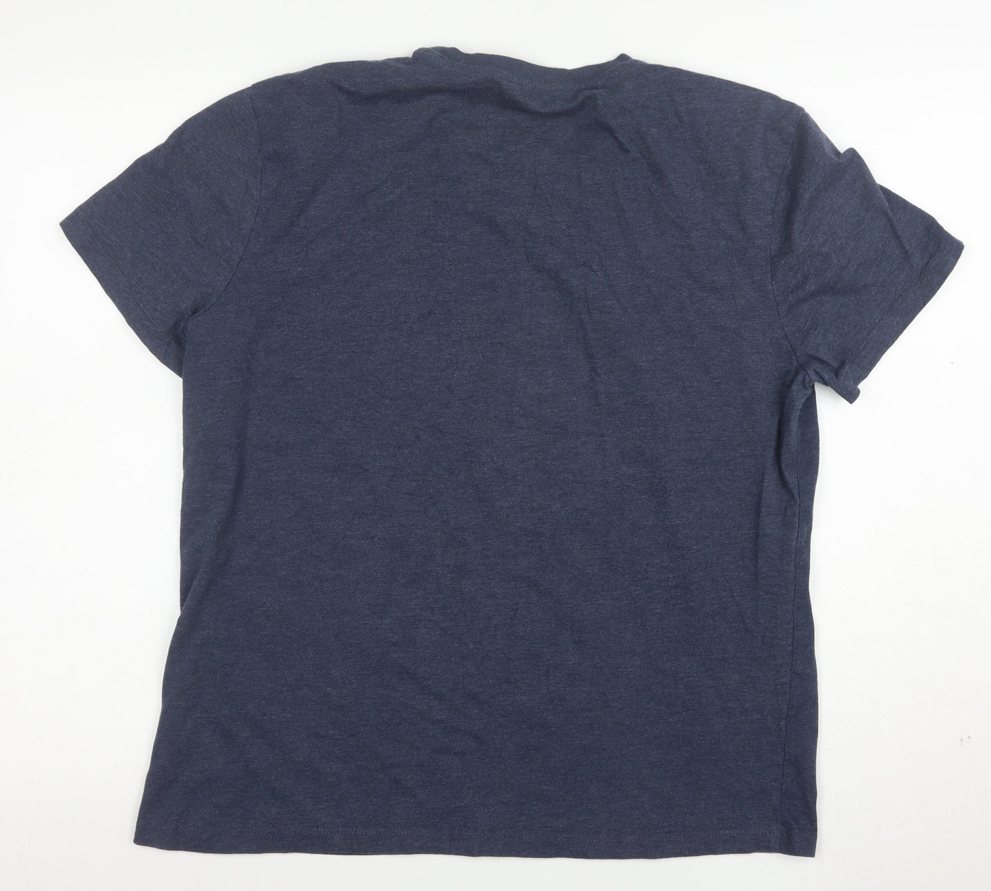 Fender Men's Blue Rock Graphic Crew Neck T-Shirt Size L