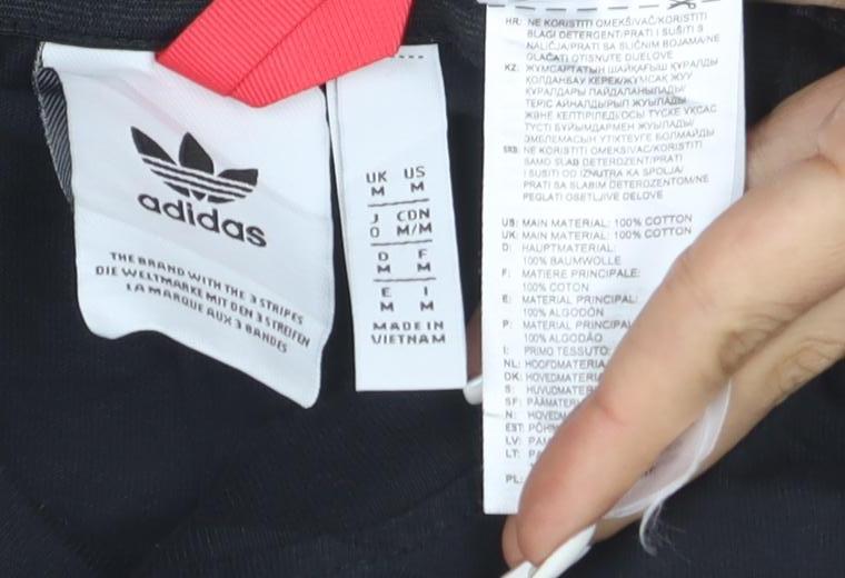 Adidas Adventure Men's Black Crew Neck Short Sleeve T-Shirt M