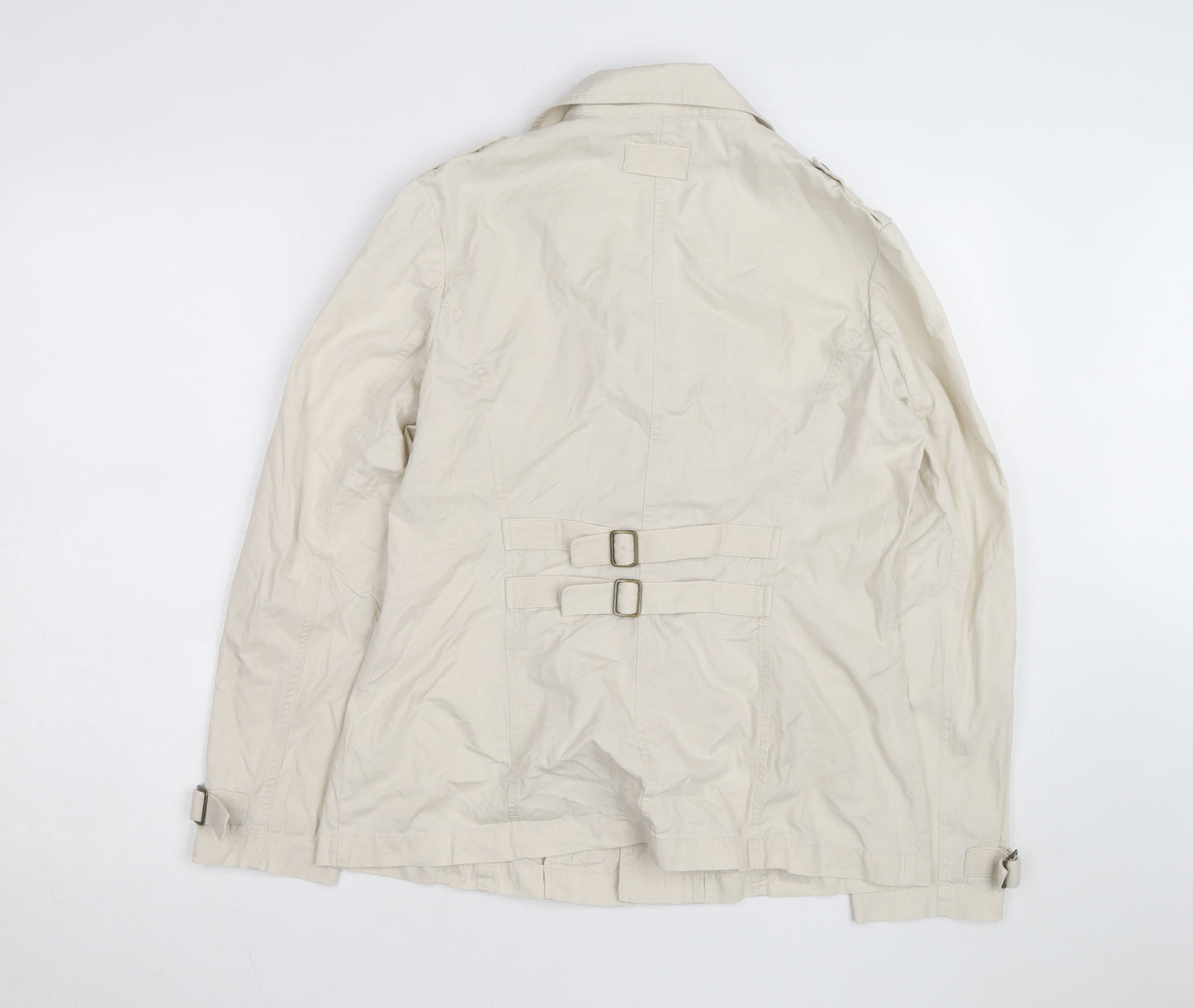 Marks and Spencer Women's Beige Military Style Jacket Size 12